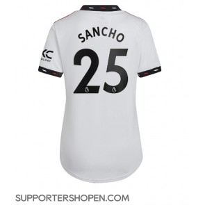 Manchester United Jadon Sancho #25 Borta Matchtröja Dam 2022-23 Kortärmad